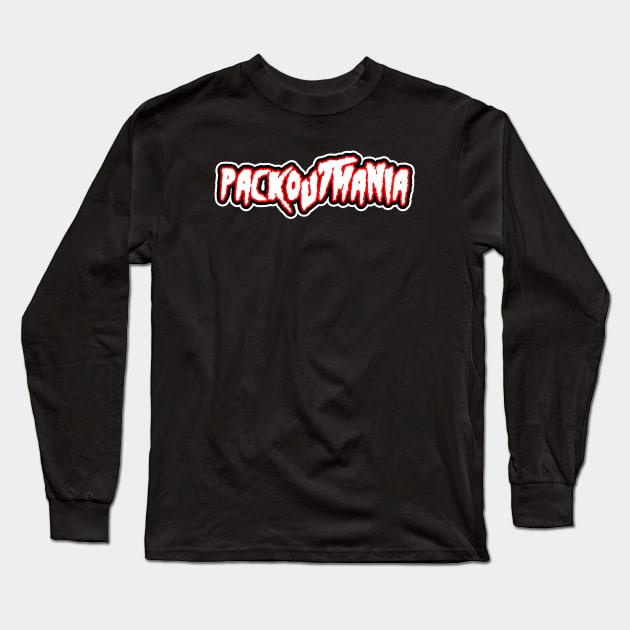 PackoutMania Wrestling Hulkamania Parody Design Long Sleeve T-Shirt by Creative Designs Canada